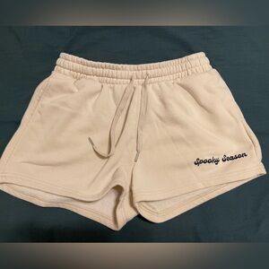 Women's Cream Shorts